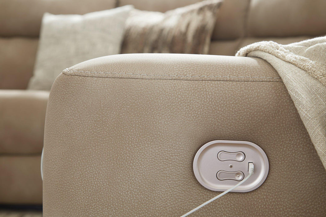 Next-Gen DuraPella Power Reclining Sectional - U&U Home Budget Furniture (Carteret, NJ)