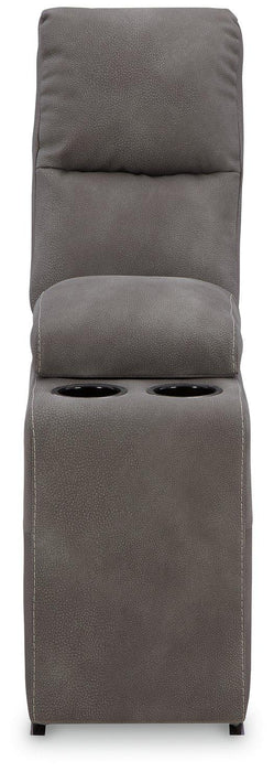 Next-Gen DuraPella Power Reclining Sectional Loveseat with Console - U&U Home Budget Furniture (Carteret, NJ)