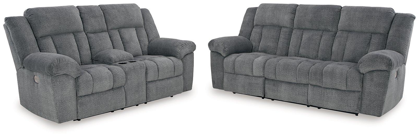 Tip-Off 2-Piece Living Room Set - U&U Home Budget Furniture (Carteret, NJ)