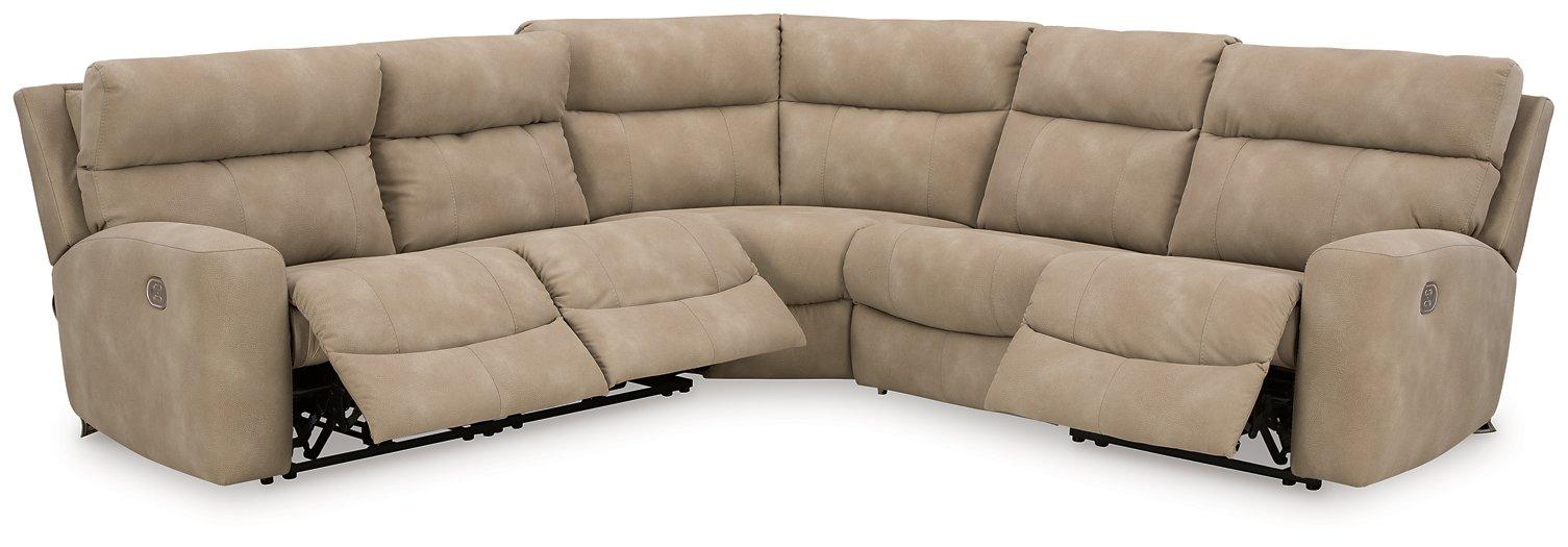 Next-Gen DuraPella Power Reclining Sectional - U&U Home Budget Furniture (Carteret, NJ)