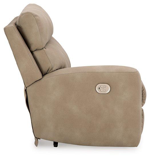 Next-Gen DuraPella Power Reclining Sectional Loveseat with Console - U&U Home Budget Furniture (Carteret, NJ)
