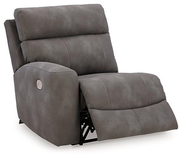 Next-Gen DuraPella Power Reclining Sectional Loveseat with Console - U&U Home Budget Furniture (Carteret, NJ)