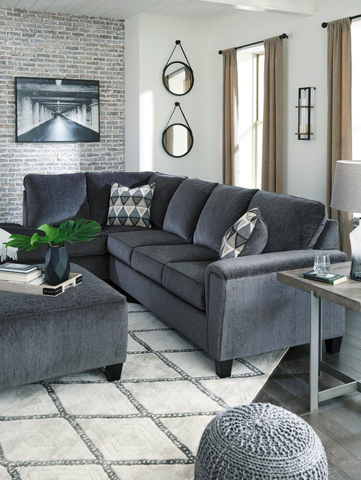 Abinger 2-Piece Sectional with Chaise - U&U Home Budget Furniture (Carteret, NJ)