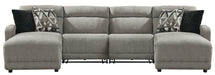 Colleyville Power Reclining Sectional with Chaise - U&U Home Budget Furniture (Carteret, NJ)