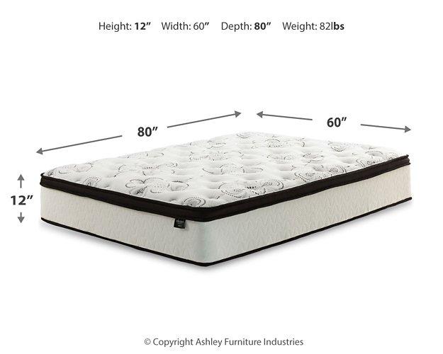 Chime 12 Inch Hybrid Mattress in a Box - U&U Home Budget Furniture (Carteret, NJ)