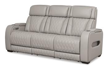 Boyington Power Reclining Sofa - U&U Home Budget Furniture (Carteret, NJ)