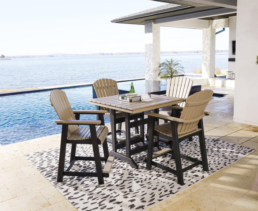 Fairen Trail Outdoor Dining Set - U&U Home Budget Furniture (Carteret, NJ)
