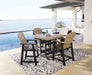 Fairen Trail Outdoor Dining Set - U&U Home Budget Furniture (Carteret, NJ)