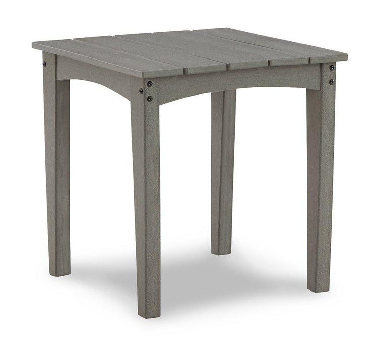Visola Outdoor Adirondack Chair Set with End Table - U&U Home Budget Furniture (Carteret, NJ)