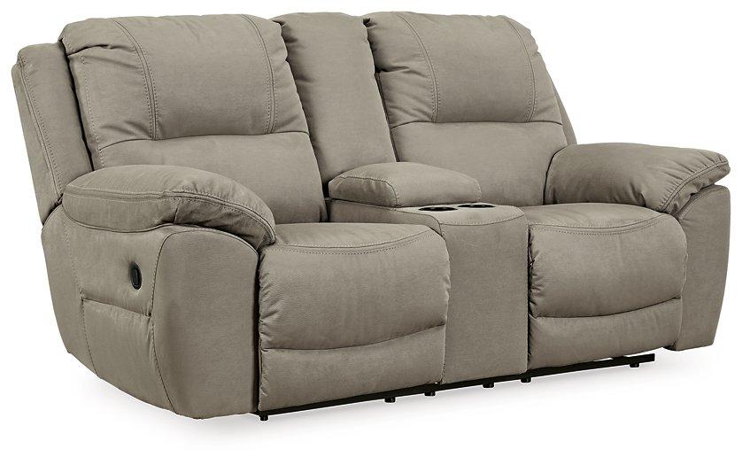 Next-Gen Gaucho Reclining Loveseat with Console - U&U Home Budget Furniture (Carteret, NJ)