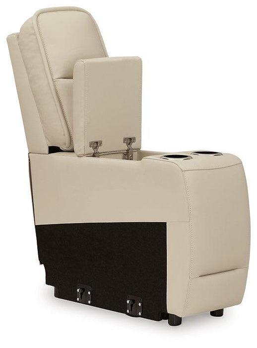 Double Deal Reclining Sectional with Console - U&U Home Budget Furniture (Carteret, NJ)