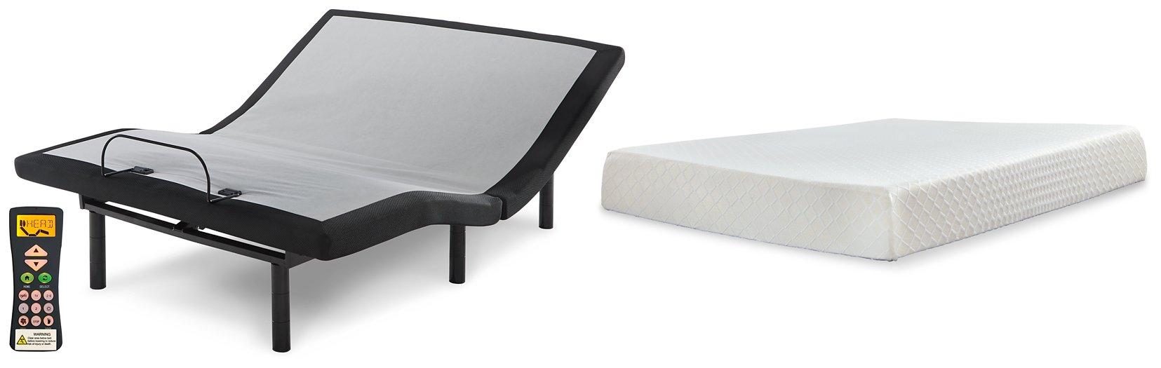 10 Inch Chime Memory Foam Mattress Set - U&U Home Budget Furniture (Carteret, NJ)