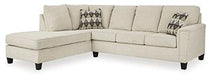 Abinger 2-Piece Sectional with Chaise - U&U Home Budget Furniture (Carteret, NJ)
