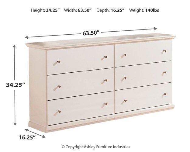 Bostwick Shoals Youth Dresser - U&U Home Budget Furniture (Carteret, NJ)