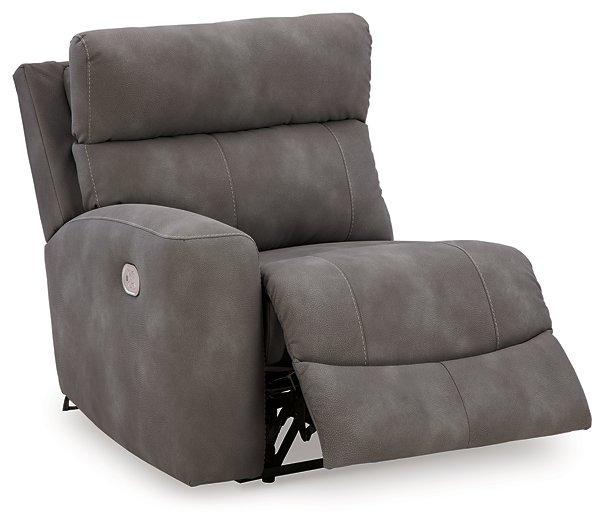 Next-Gen DuraPella Power Reclining Sectional Loveseat - U&U Home Budget Furniture (Carteret, NJ)