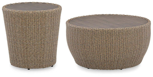 Danson Outdoor Occasional Table Set - U&U Home Budget Furniture (Carteret, NJ)