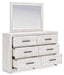 Cayboni Dresser and Mirror - U&U Home Budget Furniture (Carteret, NJ)