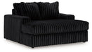 Midnight-Madness Oversized Chaise - U&U Home Budget Furniture (Carteret, NJ)