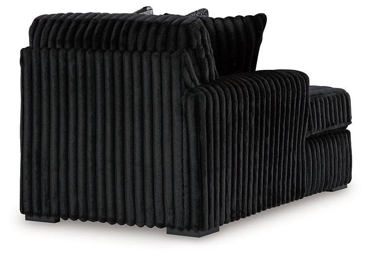 Midnight-Madness Super Chaise - U&U Home Budget Furniture (Carteret, NJ)