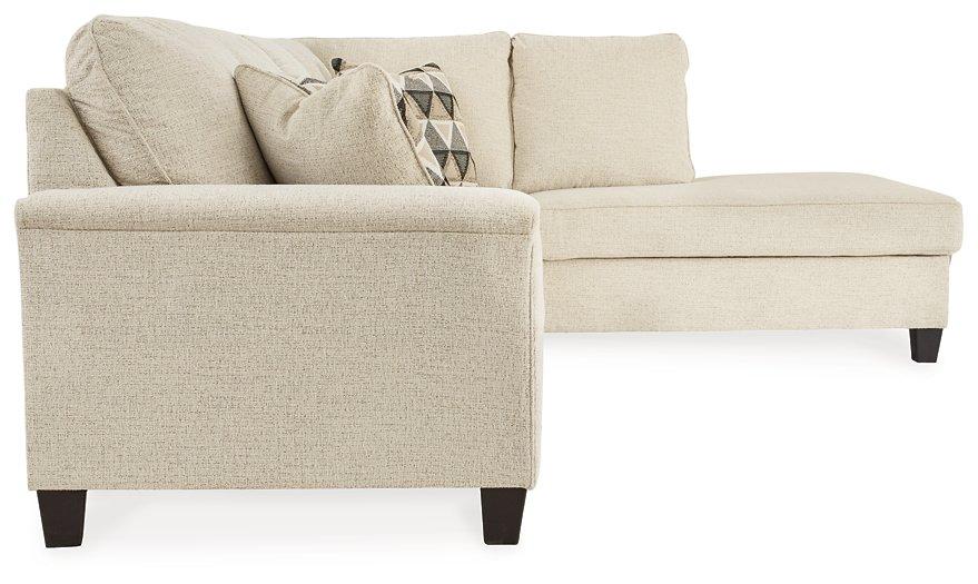 Abinger 2-Piece Sectional with Chaise - U&U Home Budget Furniture (Carteret, NJ)