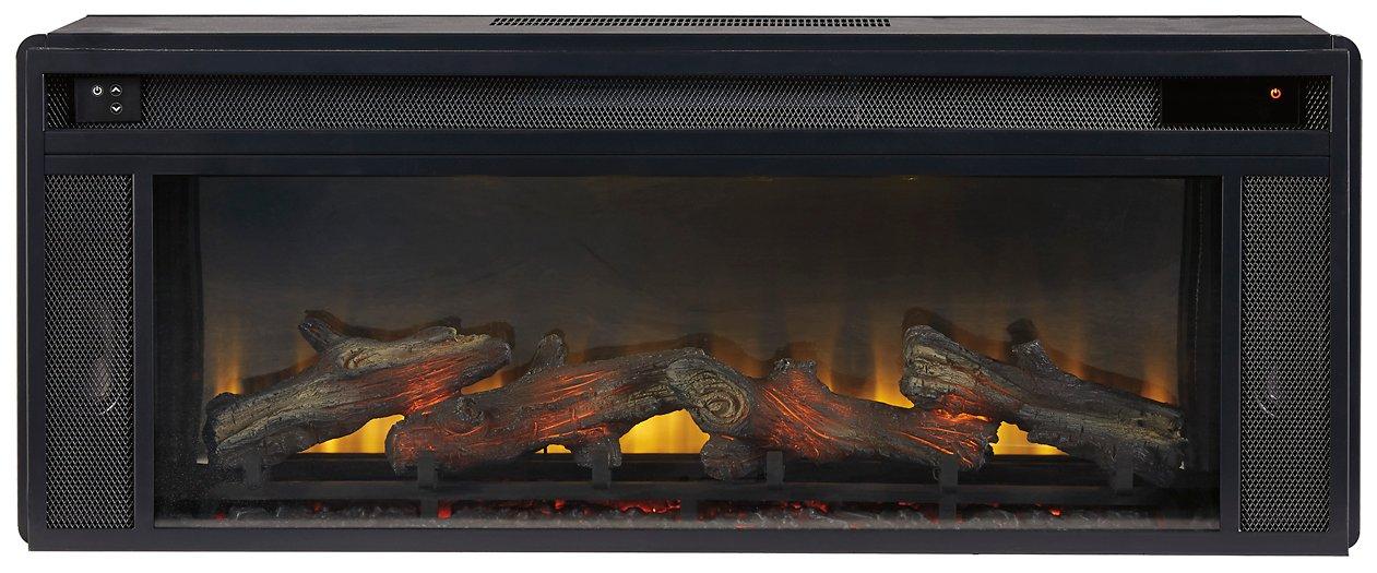 Kallari 84" TV Stand with Electric Fireplace - U&U Home Budget Furniture (Carteret, NJ)