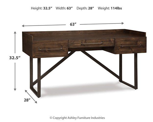 Starmore Home Office Desk with 2 Chairs - U&U Home Budget Furniture (Carteret, NJ)