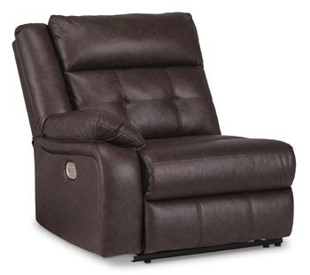 Punch Up Power Reclining Sectional Loveseat with Console - U&U Home Budget Furniture (Carteret, NJ)