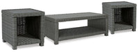 Elite Park Outdoor Occasional Table Set - U&U Home Budget Furniture (Carteret, NJ)