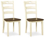 Woodanville Dining Chair Set - U&U Home Budget Furniture (Carteret, NJ)