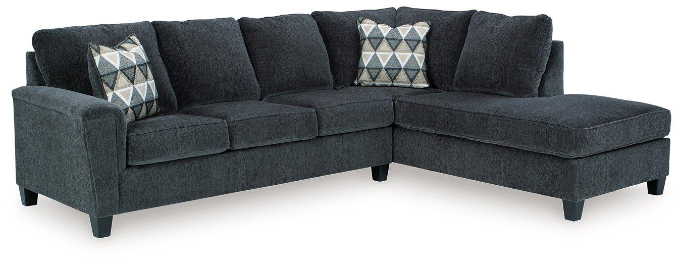 Abinger 2-Piece Sectional with Chaise - U&U Home Budget Furniture (Carteret, NJ)
