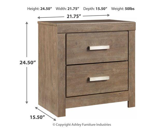 Culverbach Nightstand - U&U Home Budget Furniture (Carteret, NJ)