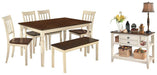 Whitesburg Dining Set - U&U Home Budget Furniture (Carteret, NJ)