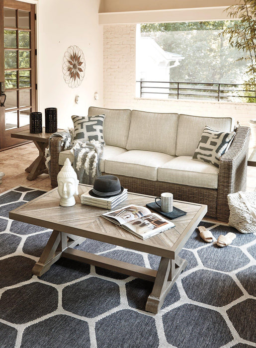 Beachcroft Beachcroft Nuvella Sofa with Coffee and End Table - U&U Home Budget Furniture (Carteret, NJ)