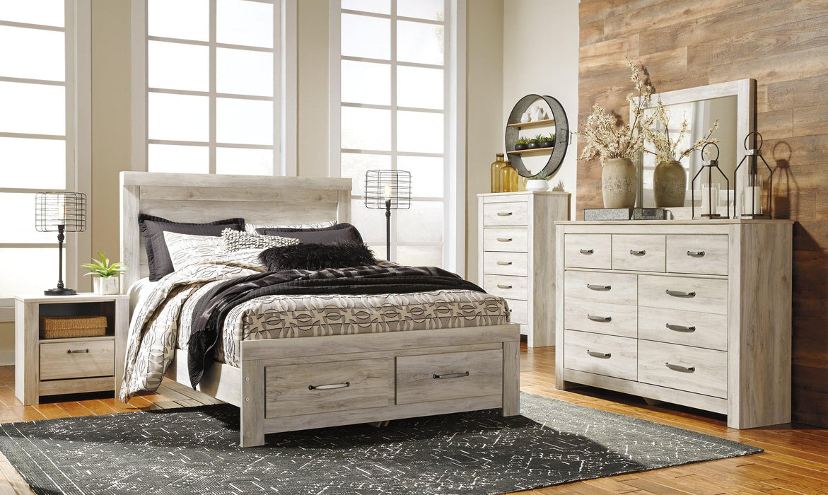 Bellaby Bed with 2 Storage Drawers - U&U Home Budget Furniture (Carteret, NJ)
