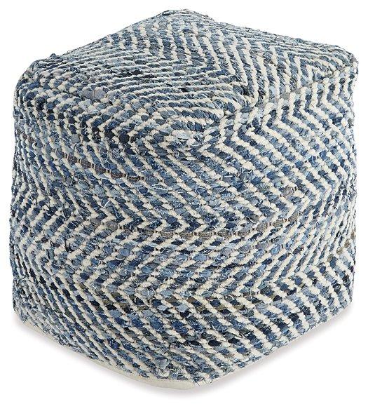 Chevron Pouf - U&U Home Budget Furniture (Carteret, NJ)