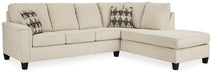Abinger 2-Piece Sectional with Chaise - U&U Home Budget Furniture (Carteret, NJ)