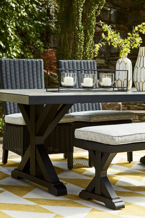 Beachcroft Outdoor Dining Table - U&U Home Budget Furniture (Carteret, NJ)