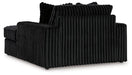 Midnight-Madness Oversized Chaise - U&U Home Budget Furniture (Carteret, NJ)