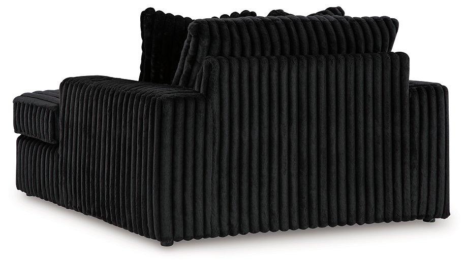 Midnight-Madness Oversized Chaise - U&U Home Budget Furniture (Carteret, NJ)