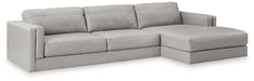 Amiata Sectional with Chaise - U&U Home Budget Furniture (Carteret, NJ)