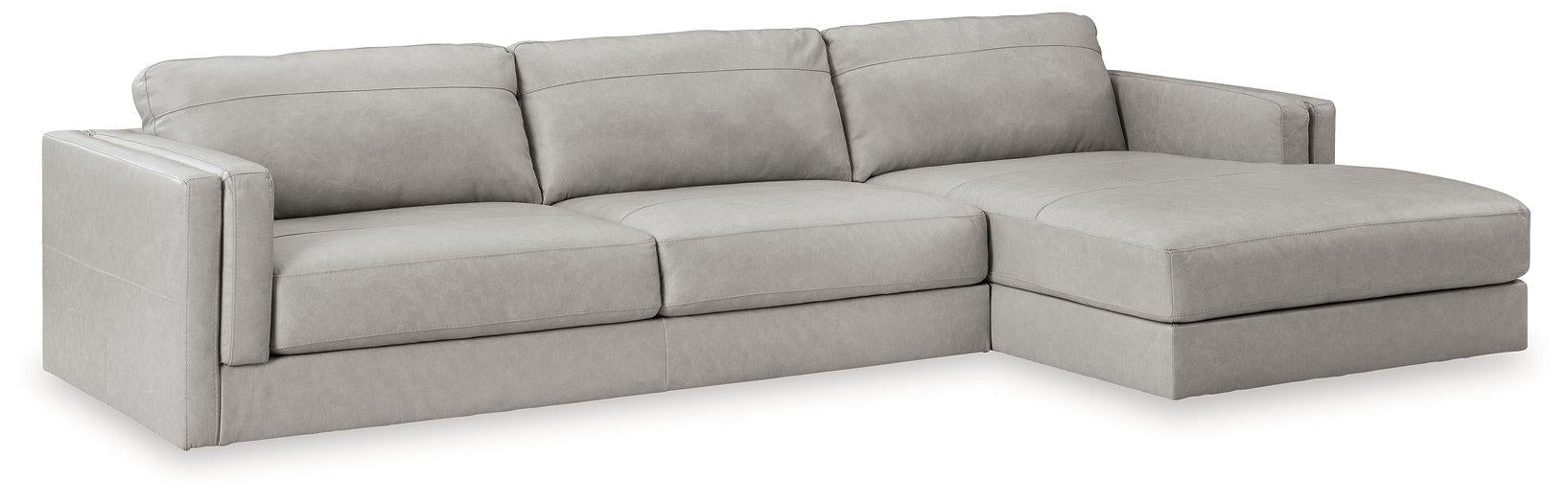 Amiata Sectional with Chaise - U&U Home Budget Furniture (Carteret, NJ)