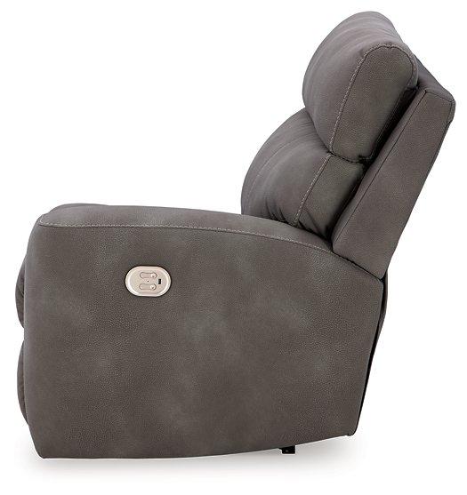 Next-Gen DuraPella Power Reclining Sectional Loveseat - U&U Home Budget Furniture (Carteret, NJ)