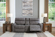 Next-Gen DuraPella Power Reclining Sectional Loveseat with Console - U&U Home Budget Furniture (Carteret, NJ)