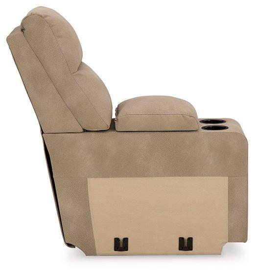 Next-Gen DuraPella Power Reclining Sectional Loveseat with Console - U&U Home Budget Furniture (Carteret, NJ)
