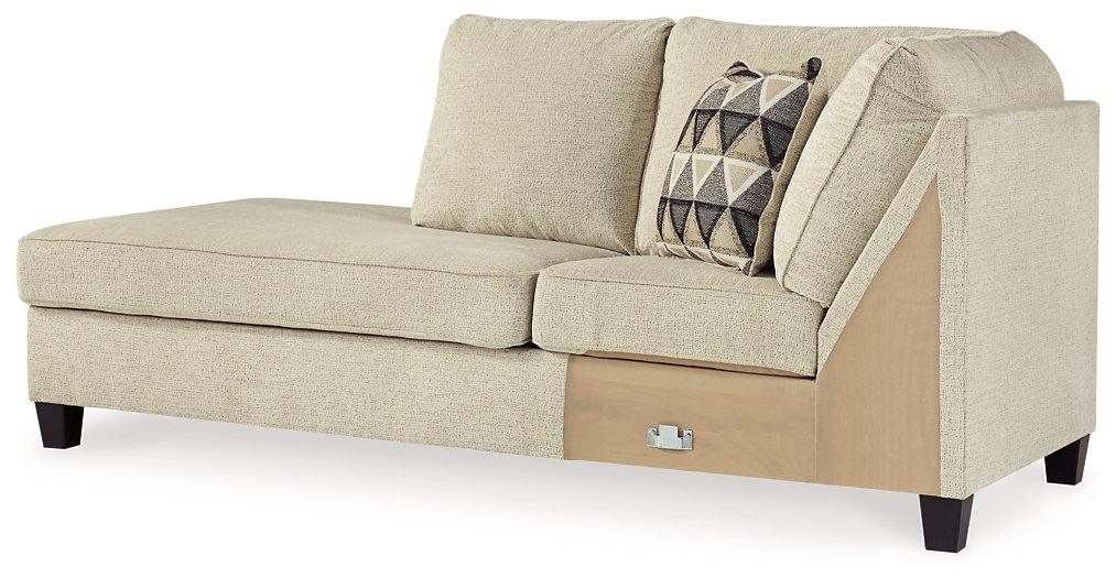 Abinger 2-Piece Sectional with Chaise - U&U Home Budget Furniture (Carteret, NJ)