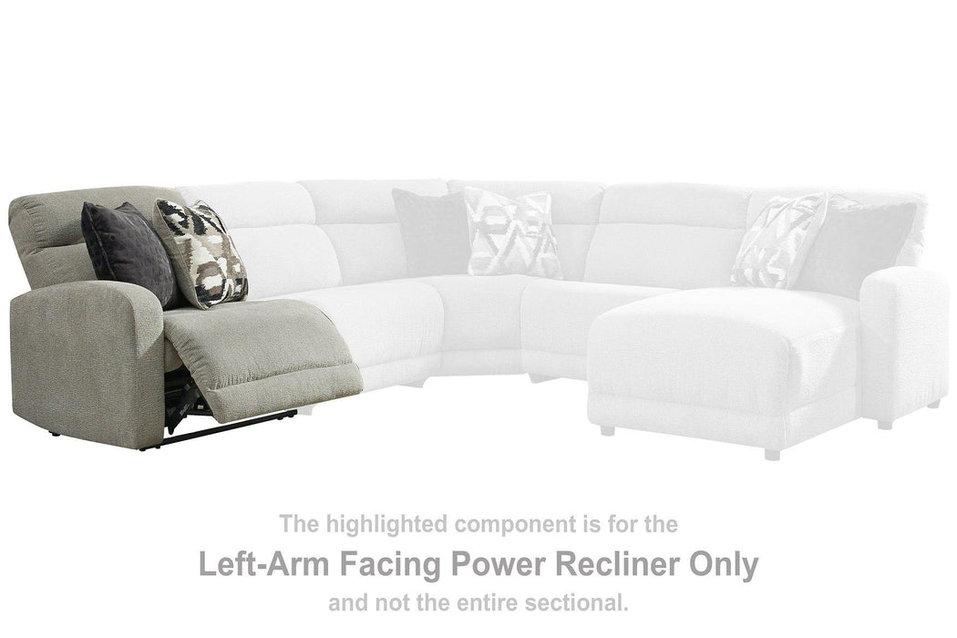 Colleyville Power Reclining Sectional with Chaise - U&U Home Budget Furniture (Carteret, NJ)
