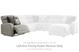Colleyville Power Reclining Sectional with Chaise - U&U Home Budget Furniture (Carteret, NJ)