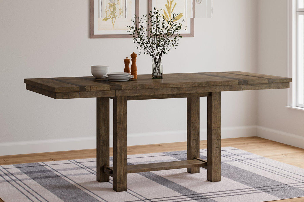 Moriville Counter Height Dining Set - U&U Home Budget Furniture (Carteret, NJ)