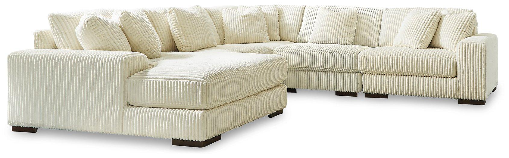 Lindyn Sectional with Chaise - U&U Home Budget Furniture (Carteret, NJ)