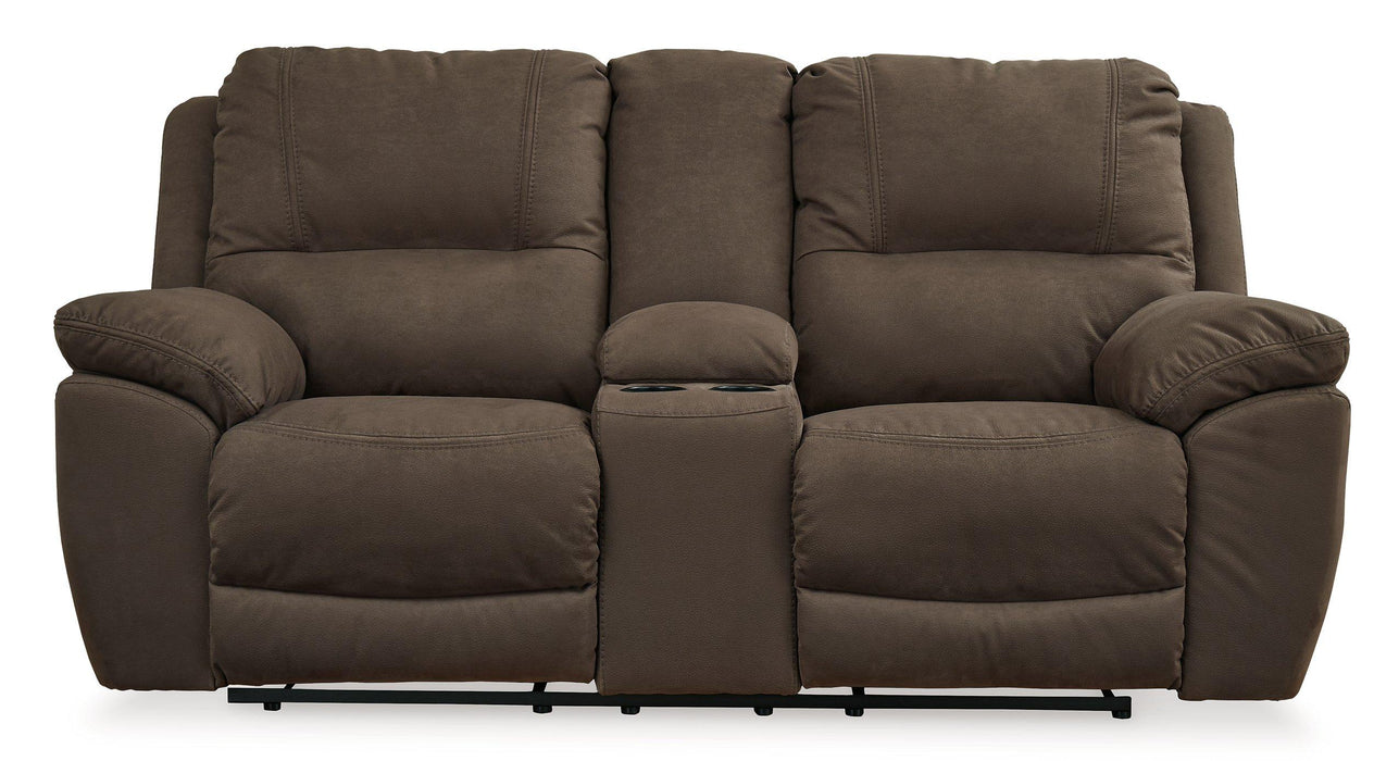 Next-Gen Gaucho Reclining Loveseat with Console - U&U Home Budget Furniture (Carteret, NJ)